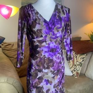 American living dress 3/4 sleeve purple